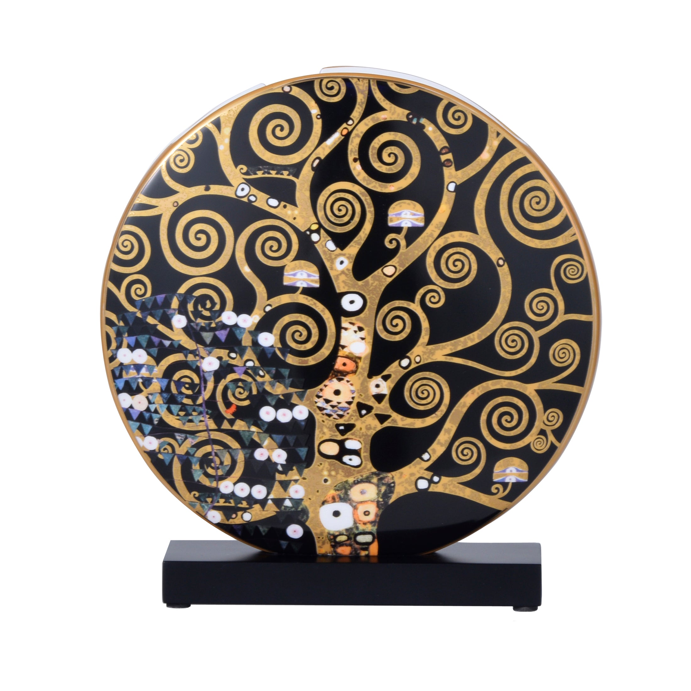 Goebel Artis Orbis Porzellan Vase 22,5cm "Der Kuss/Der Lebensbaum" von Gustav Klimt