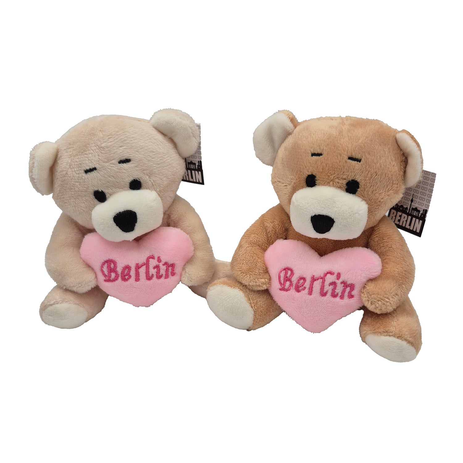 Bär klein 11cm rosa Herz Berlin