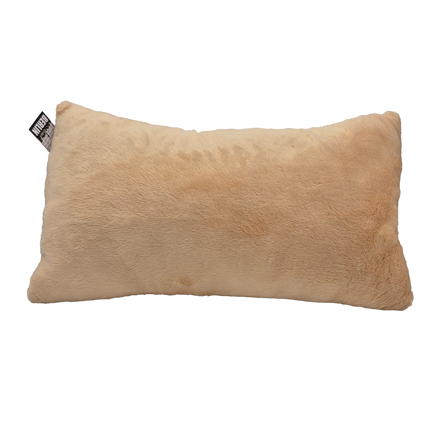 Plüsch Kissen Bärenkopf dunkel Berlin hellbraun