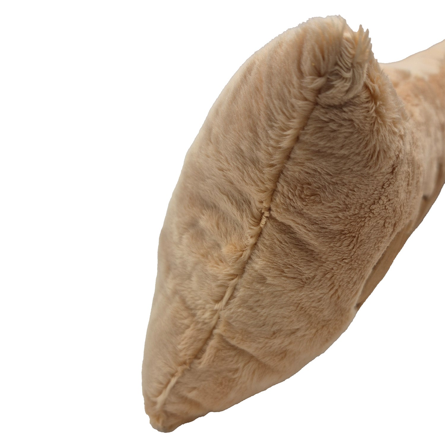 Plüsch Kissen Bärenkopf dunkel Berlin hellbraun