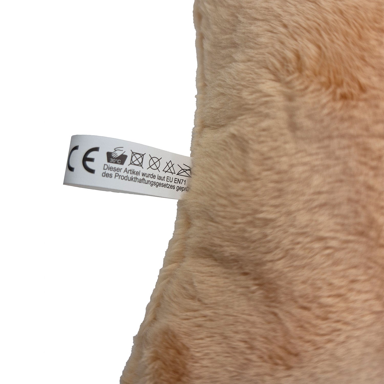 Plüsch Kissen Bärenkopf dunkel Berlin hellbraun