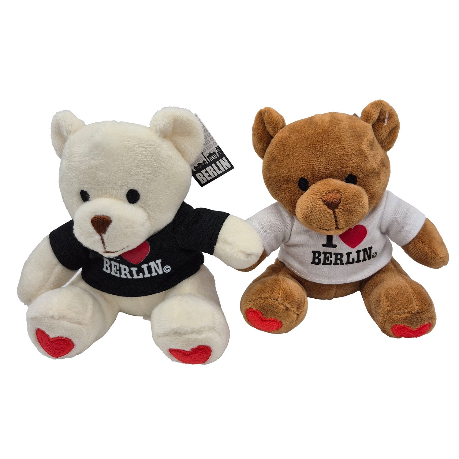 Bär klein 12cm I Love Berlin sortiert