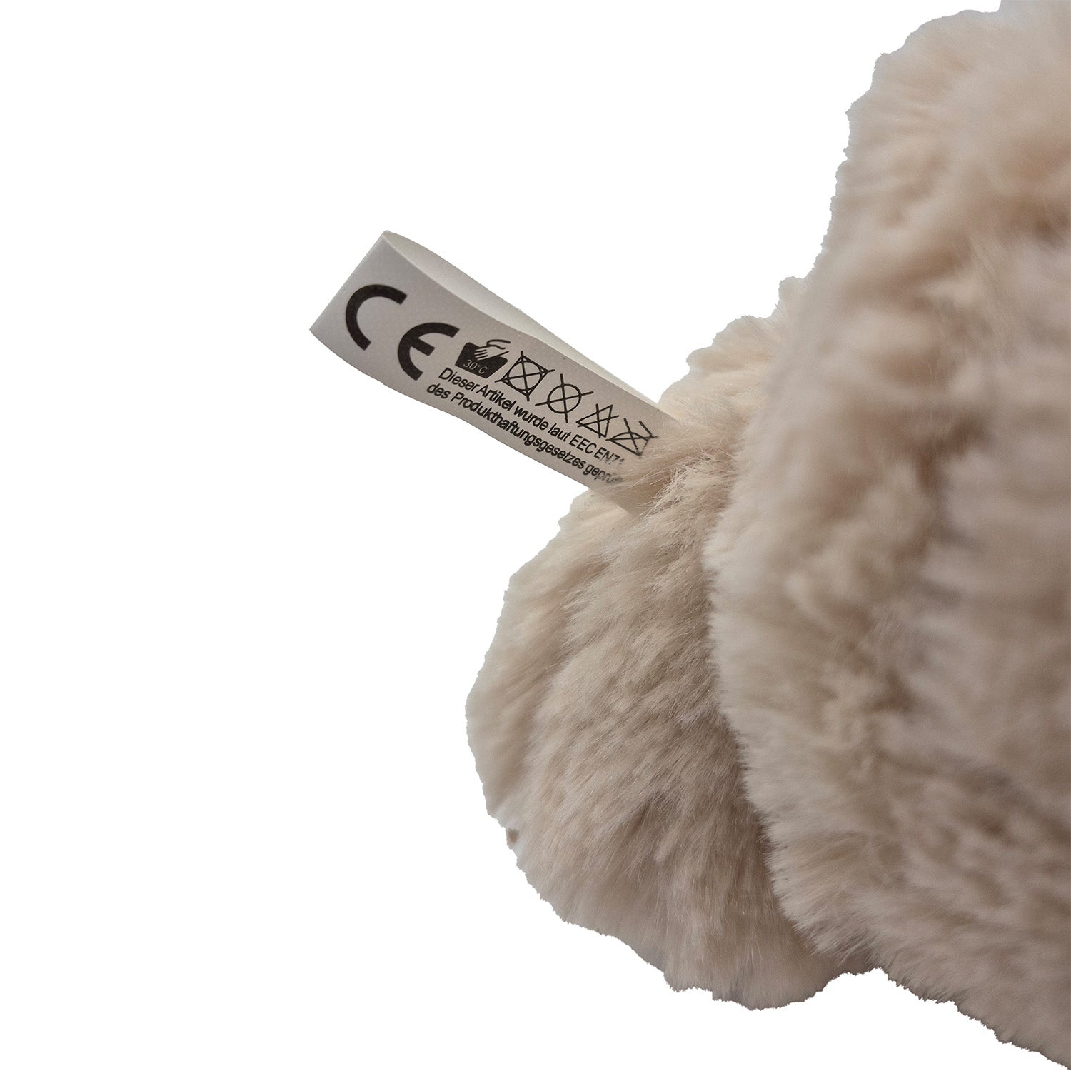 Bär mittel 15cm Berlin mit Hoody gestreift hell