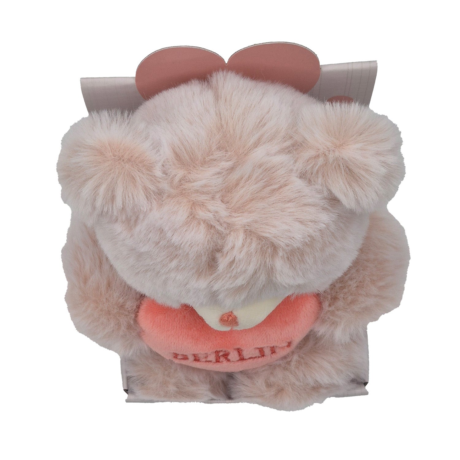 Bär klein 12cm in box rosa sort.