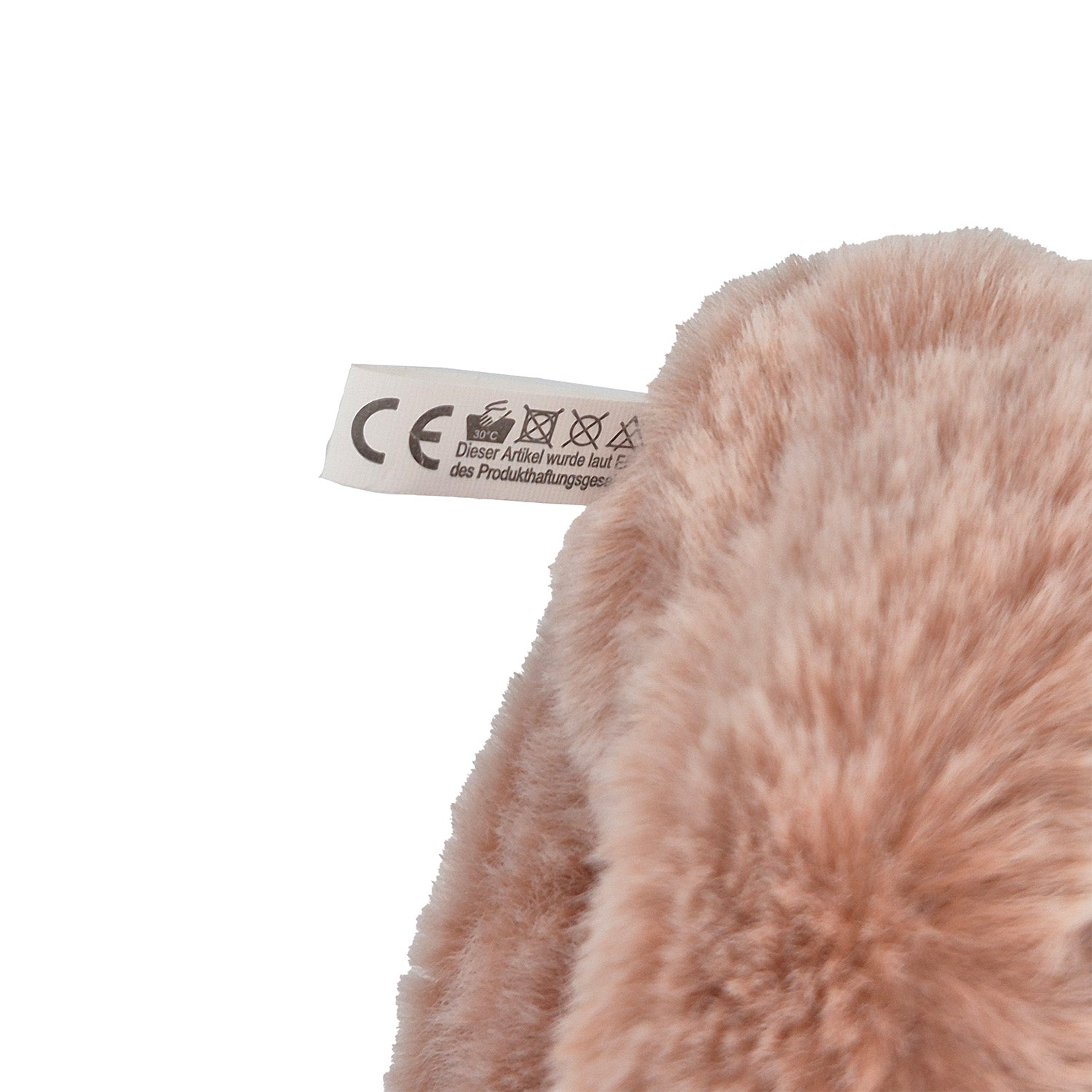 Bär klein 12cm in box rosa sort.