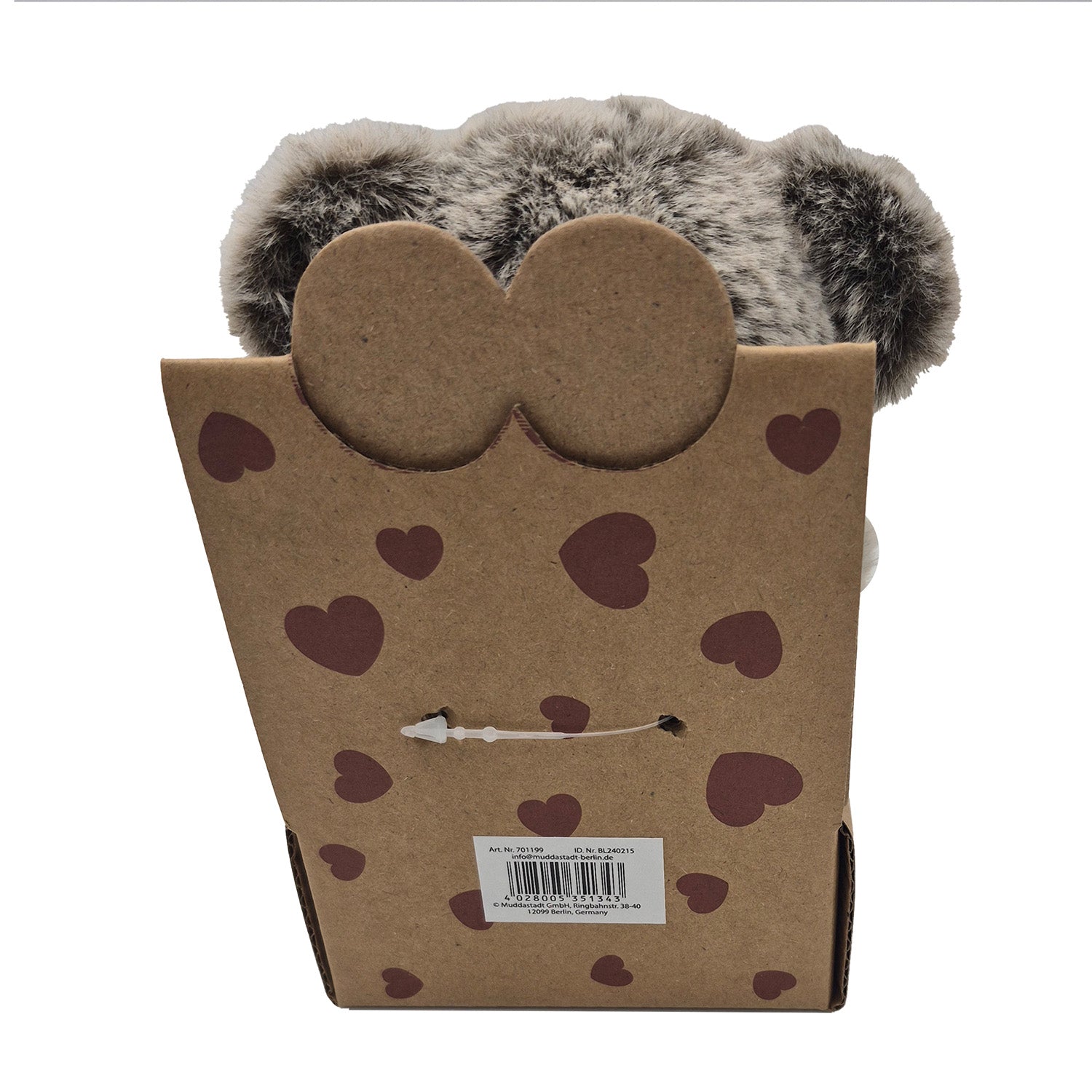 Bär klein 12cm in box braun sort.