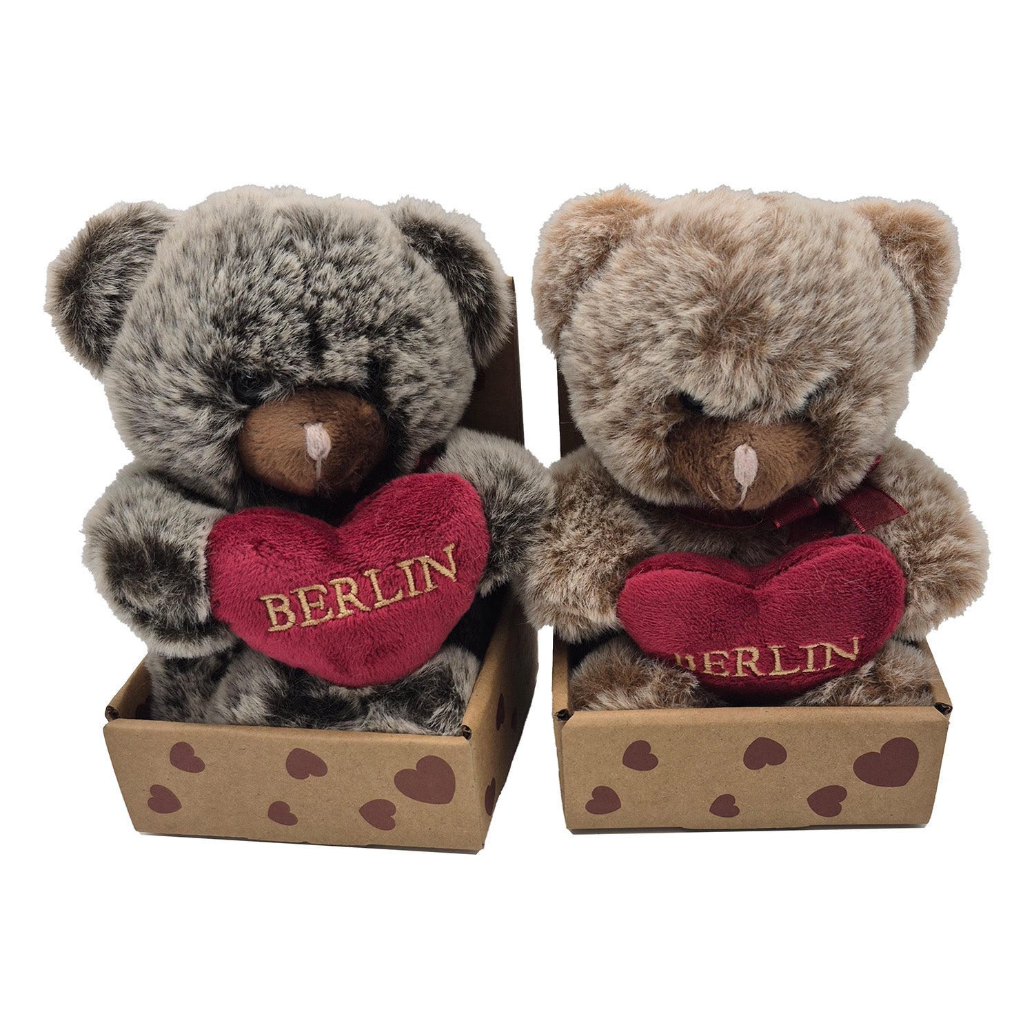 Bär klein 12cm in box braun sort.