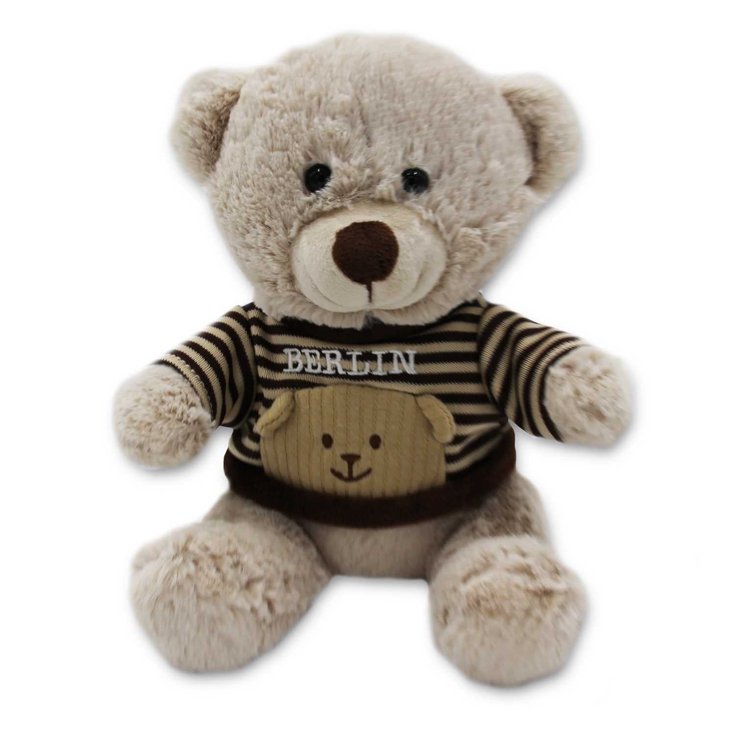 Bär groß 20cm Berlin Pulli mit Teddykopf