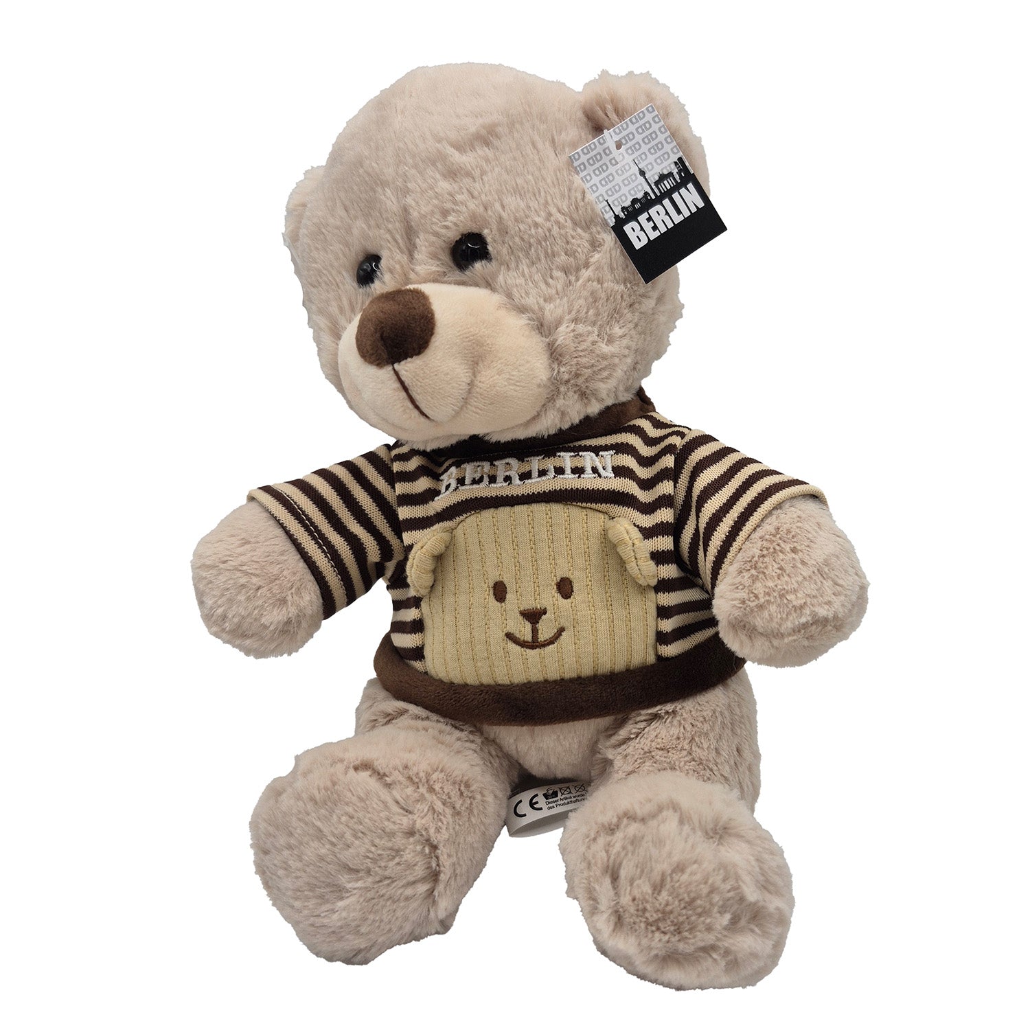 Bär groß 20cm Berlin Pulli mit Teddykopf