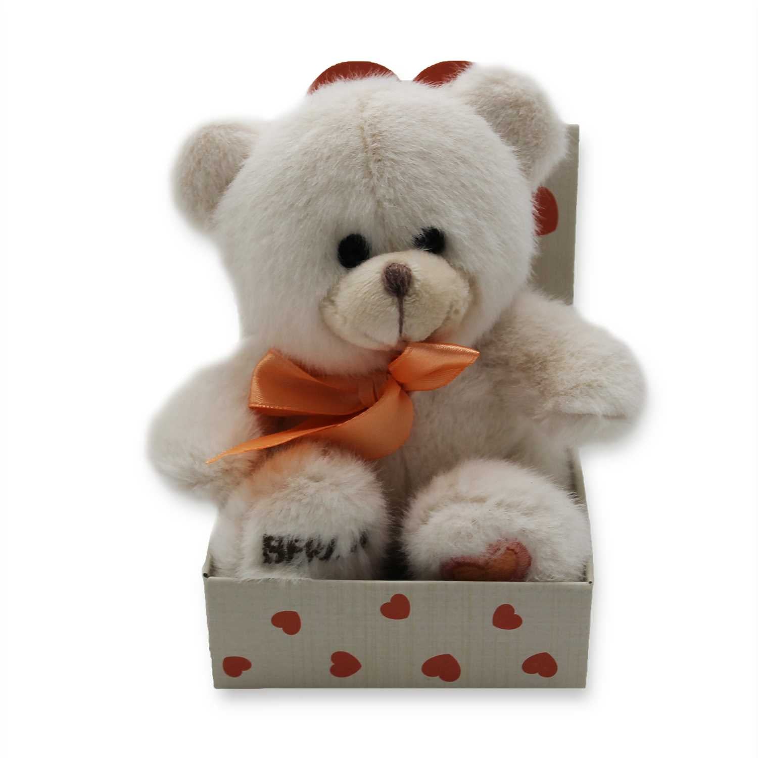 Bär klein 13cm in Box weiß