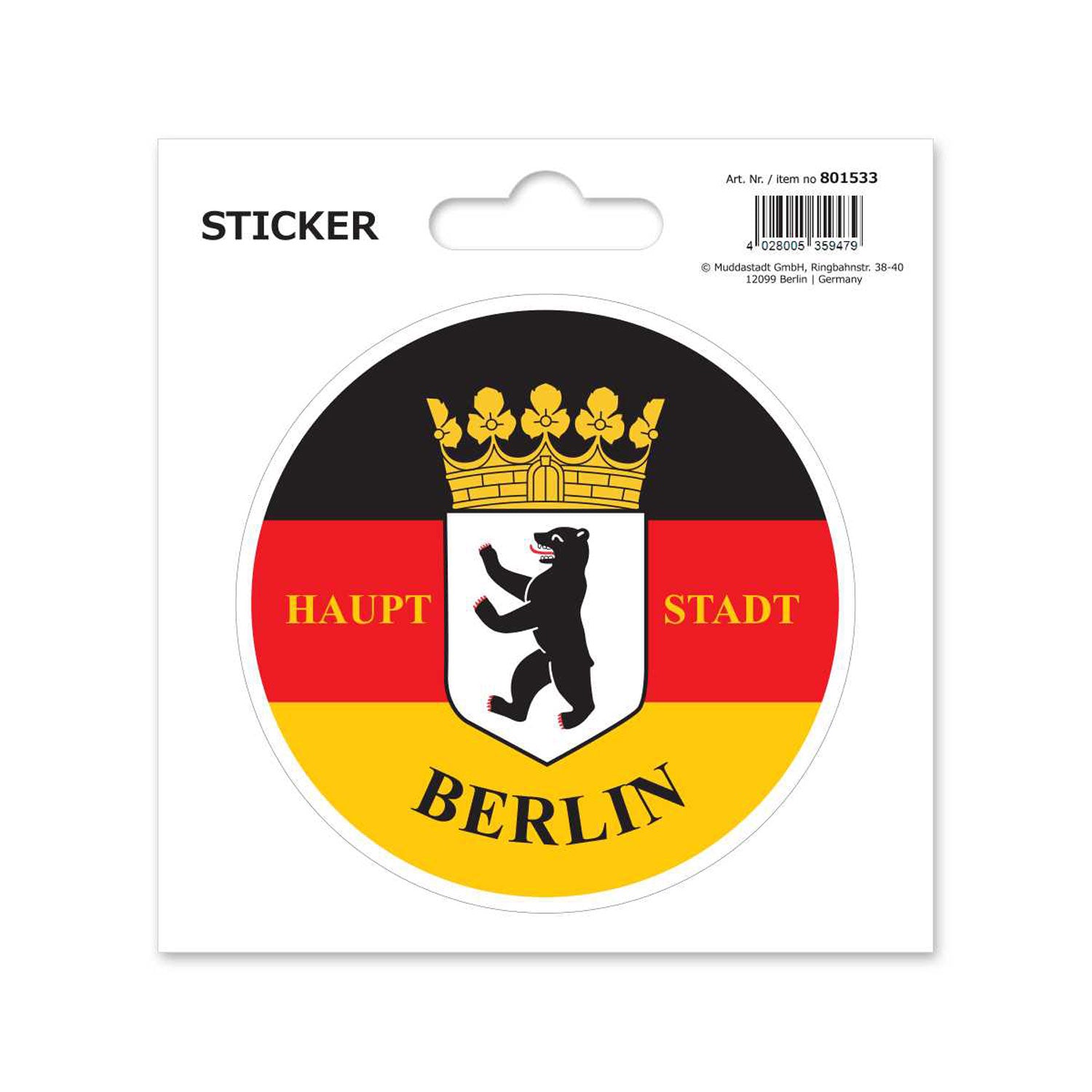 Sticker Hauptstadt Berlin