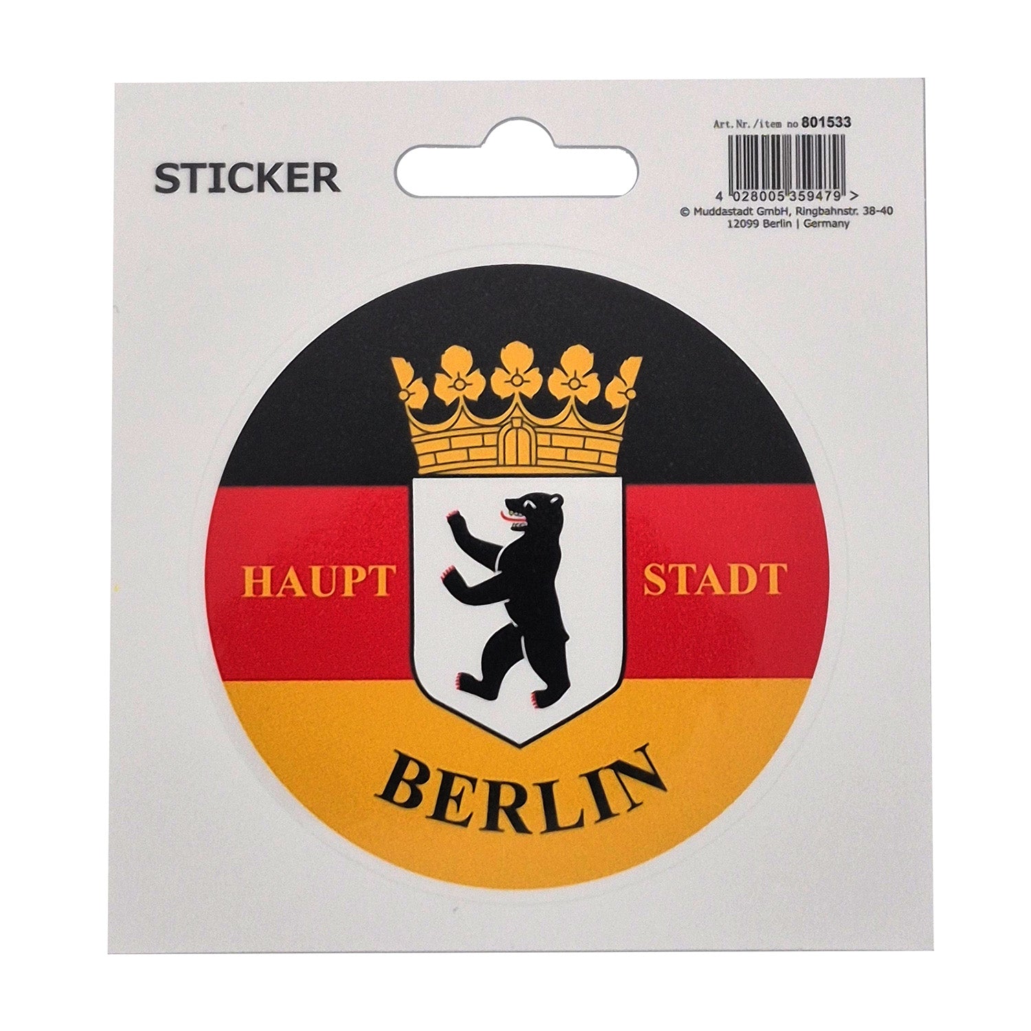 Sticker Hauptstadt Berlin