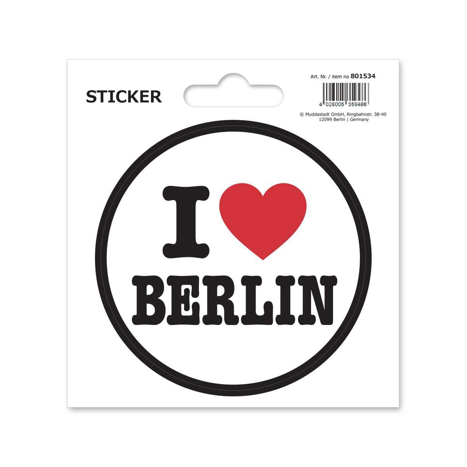 Sticker I Love Berlin