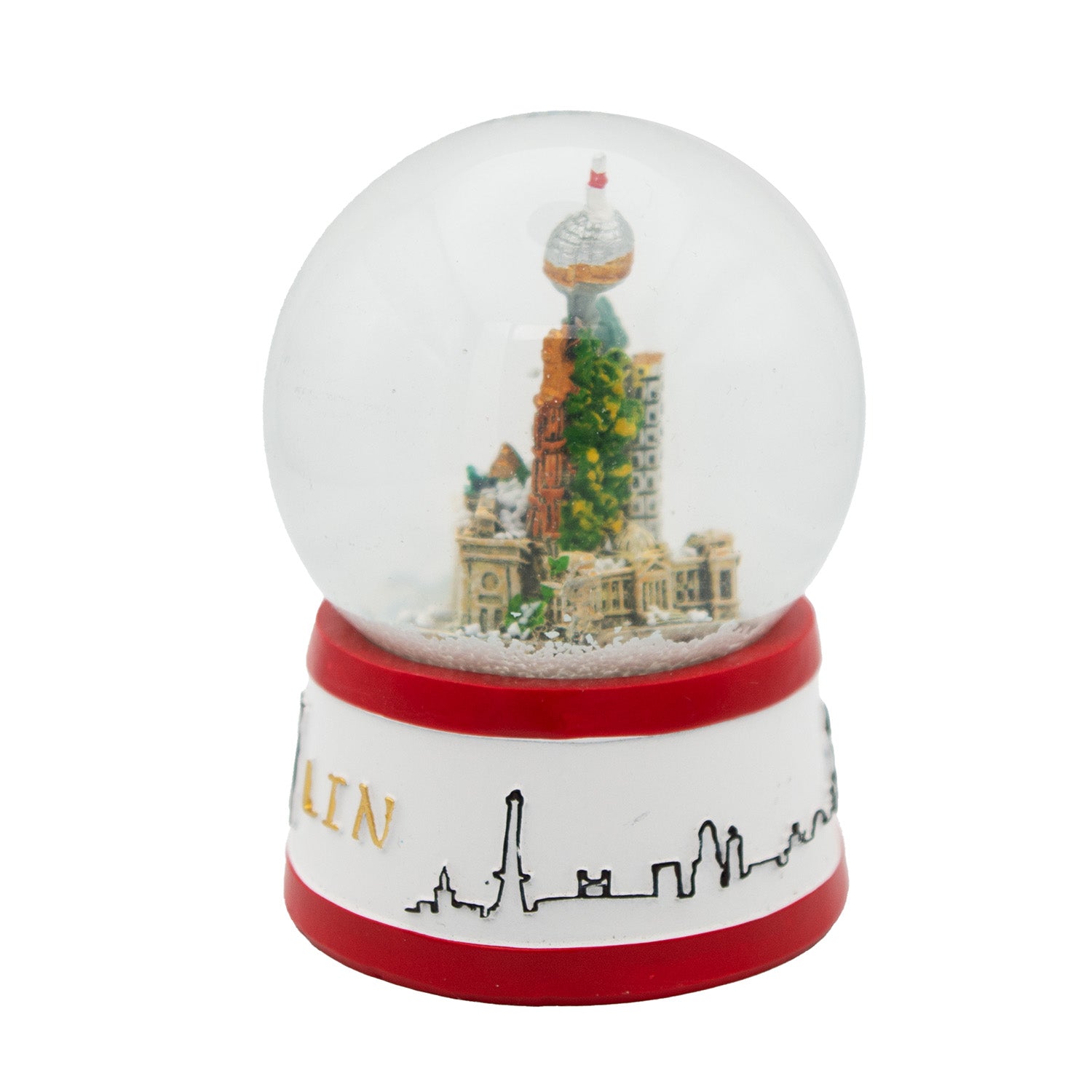 Schneekugel groß 6,5cm Berlin multi