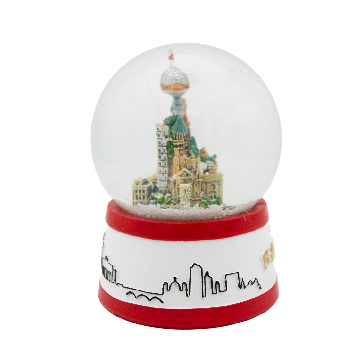 Schneekugel groß 6,5cm Berlin multi