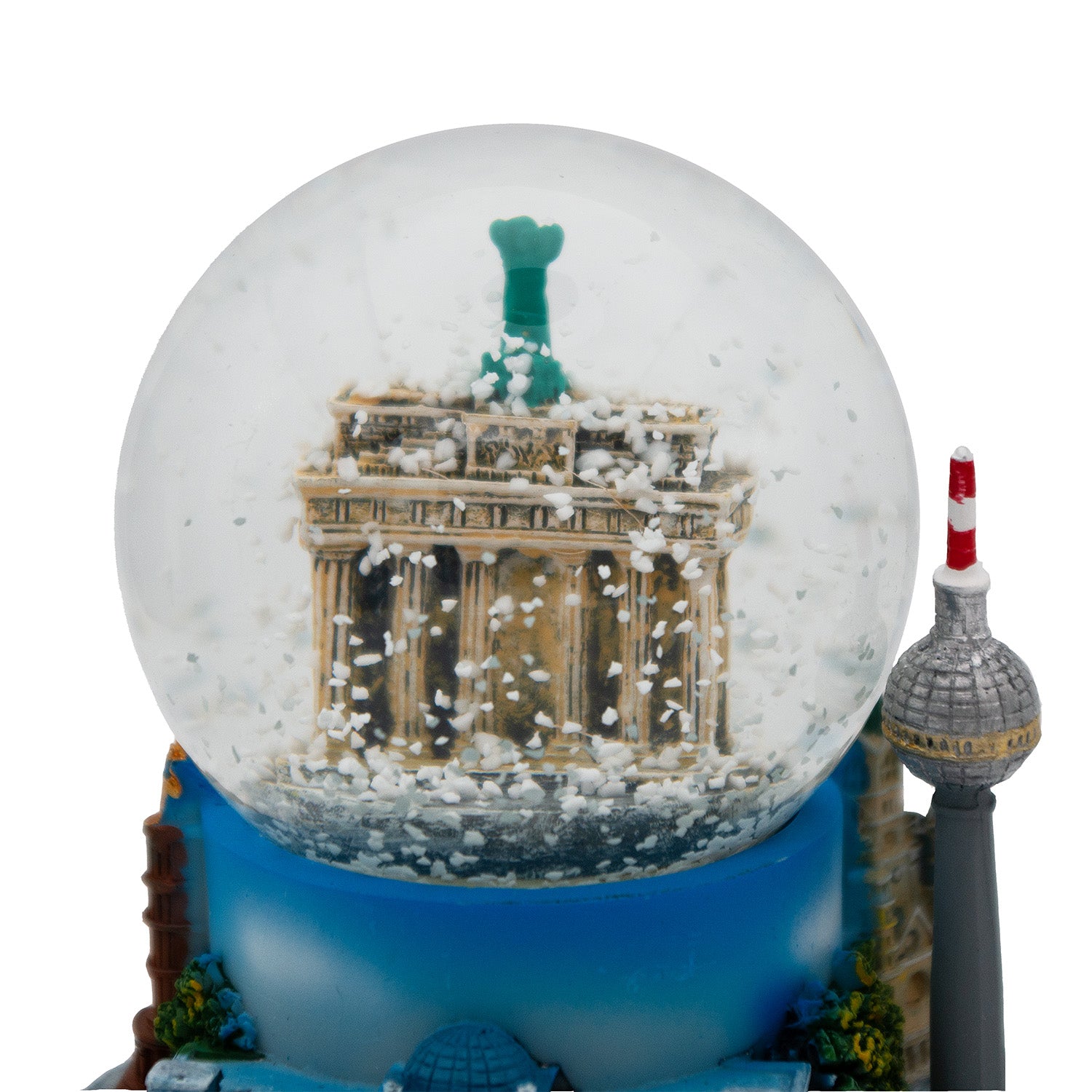 Schneekugel groß 6,5cm Brandenburger Tor Multi