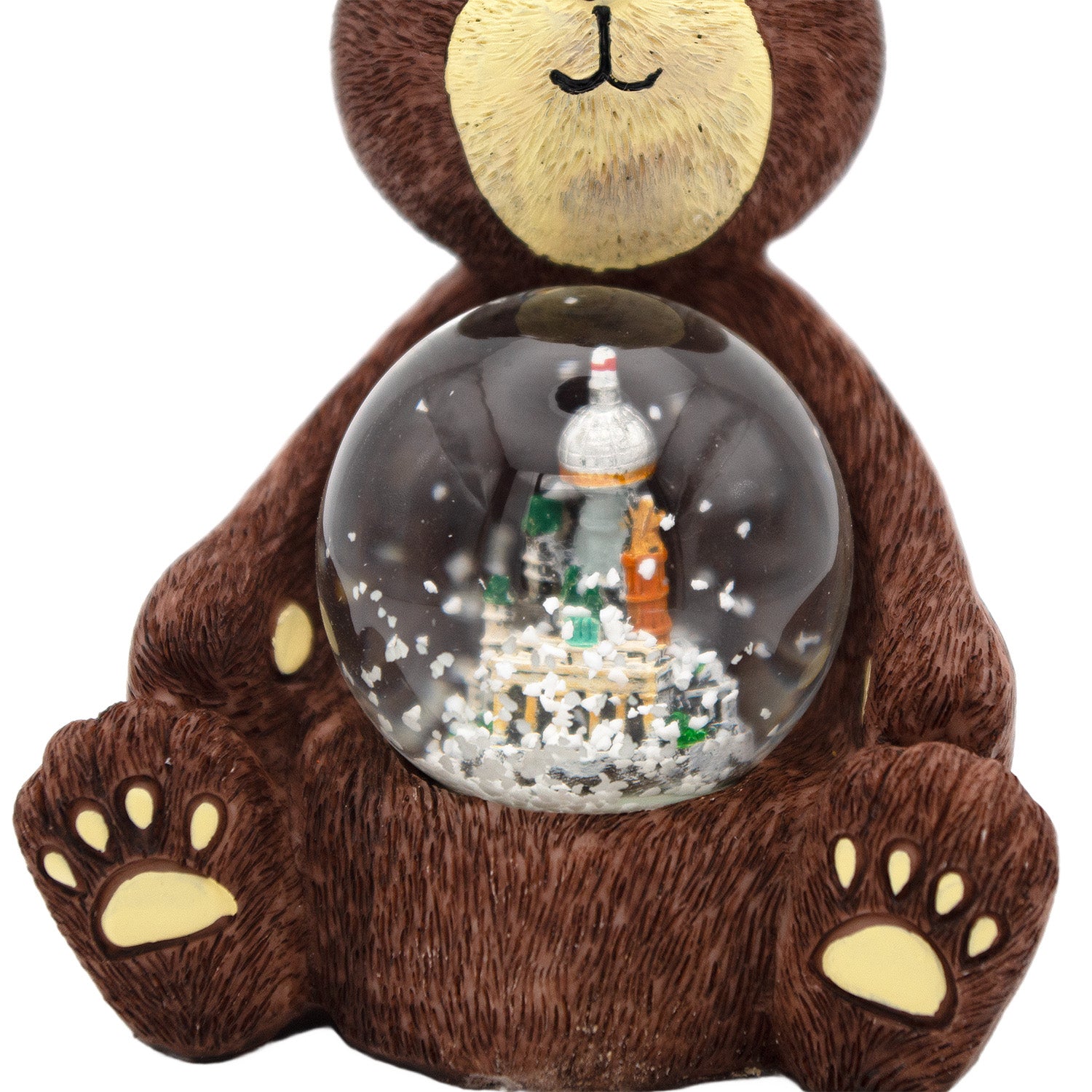 Schneekugel groß 4,5cm Berliner Bär