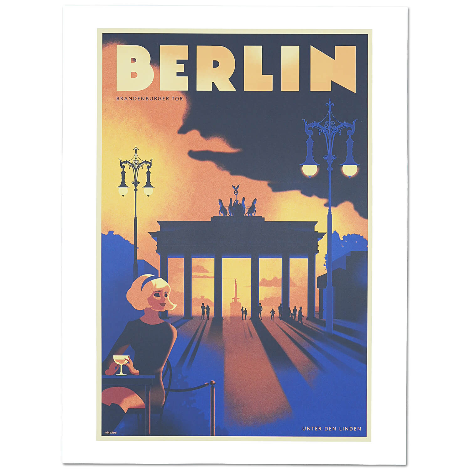 Stick No Bills® Stylische Retro-Poster 30x40cm – Stilvoller Blickfang im Vintage-Stil