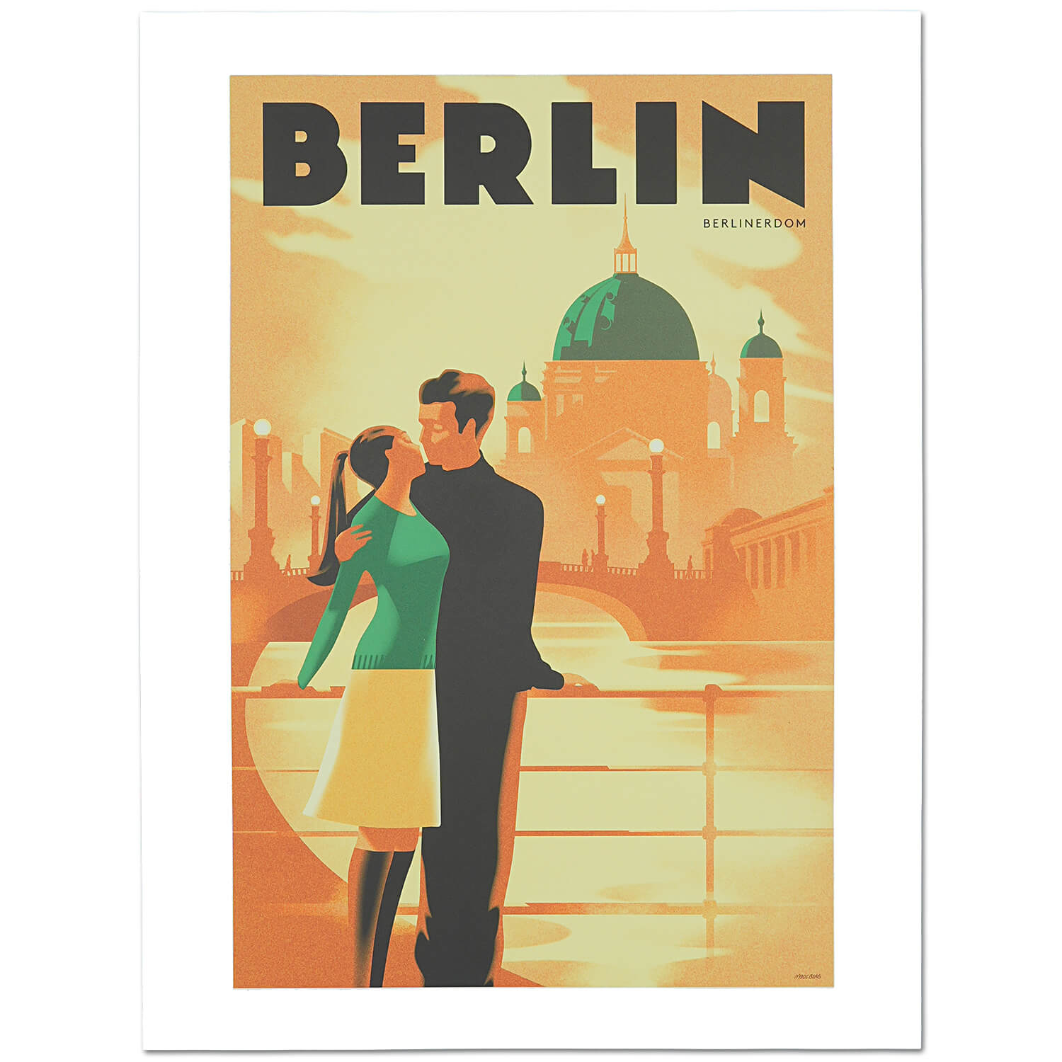 Stick No Bills® Stylische Retro-Poster 30x40cm – Stilvoller Blickfang im Vintage-Stil