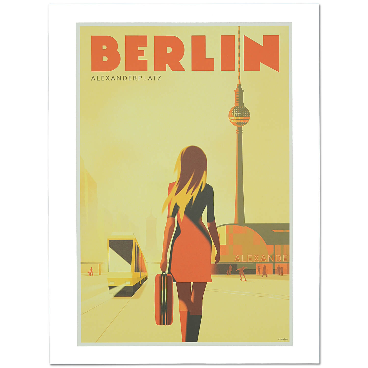 Stick No Bills® Stylische Retro-Poster 30x40cm – Stilvoller Blickfang im Vintage-Stil