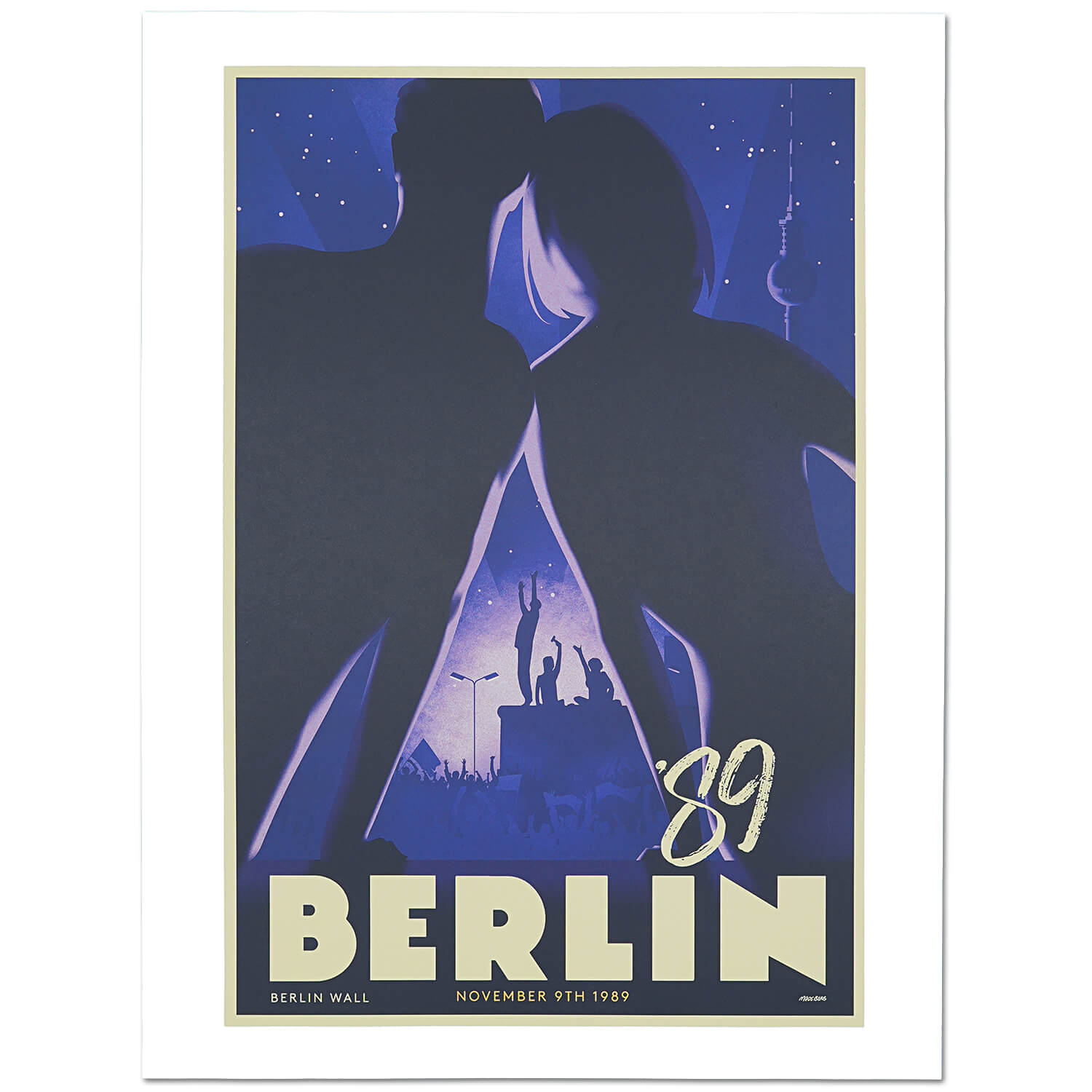 Stick No Bills® Stylische Retro-Poster 30x40cm – Stilvoller Blickfang im Vintage-Stil