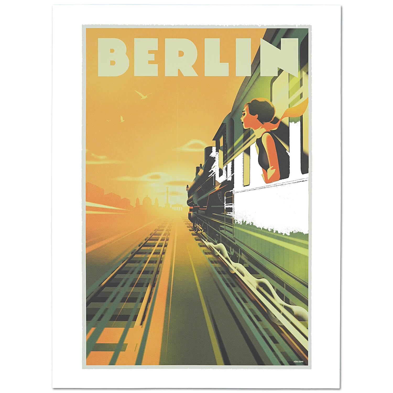 Stick No Bills® Stylische Retro-Poster 30x40cm – Stilvoller Blickfang im Vintage-Stil