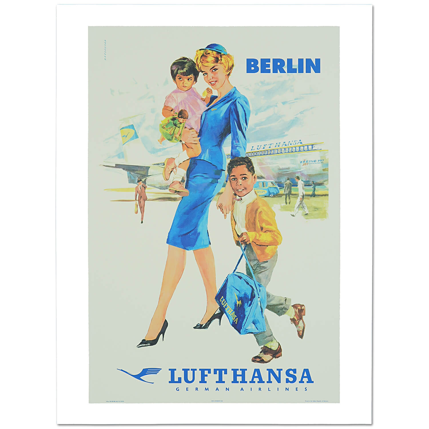Stick No Bills® Stylische Retro-Poster 30x40cm – Stilvoller Blickfang im Vintage-Stil