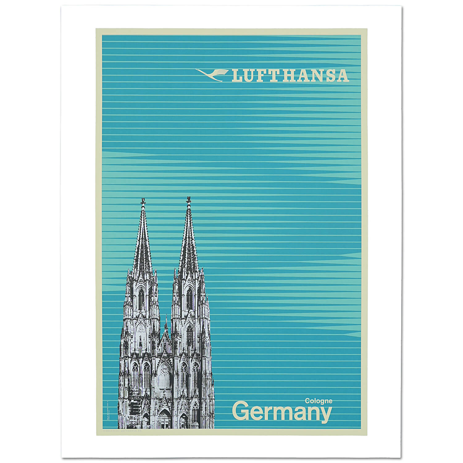 Stick No Bills® Stylische Retro-Poster 30x40cm – Stilvoller Blickfang im Vintage-Stil