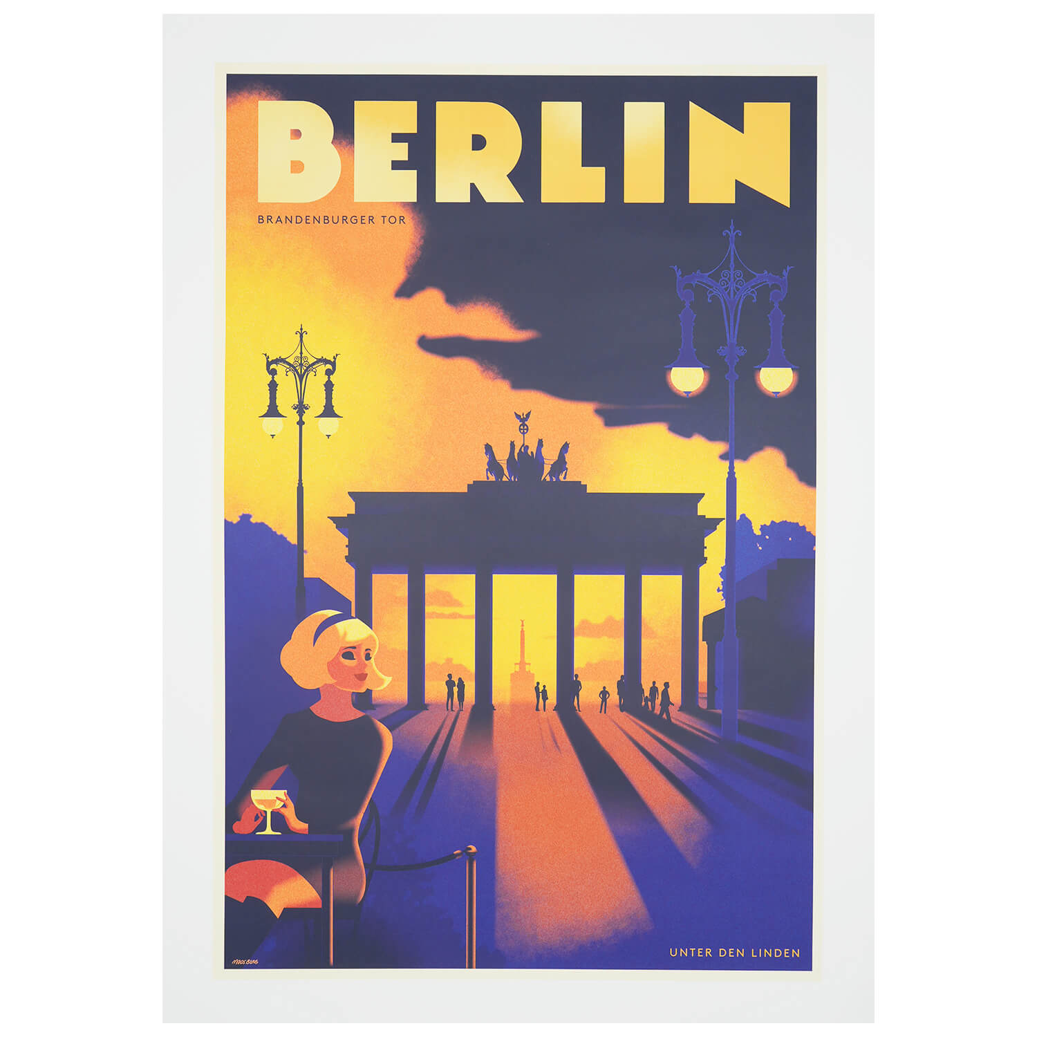 Stick No Bills® Stylische Retro-Poster 50x70cm – Stilvoller Blickfang im Vintage-Stil