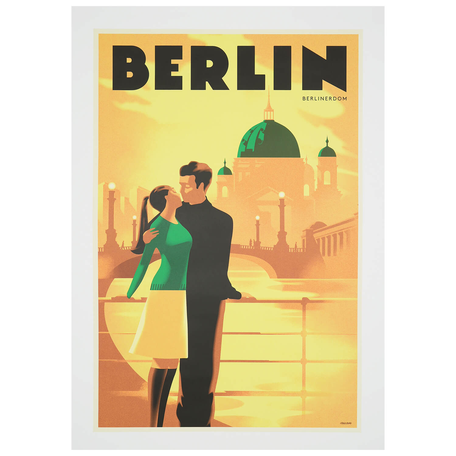 Stick No Bills® Stylische Retro-Poster 50x70cm – Stilvoller Blickfang im Vintage-Stil
