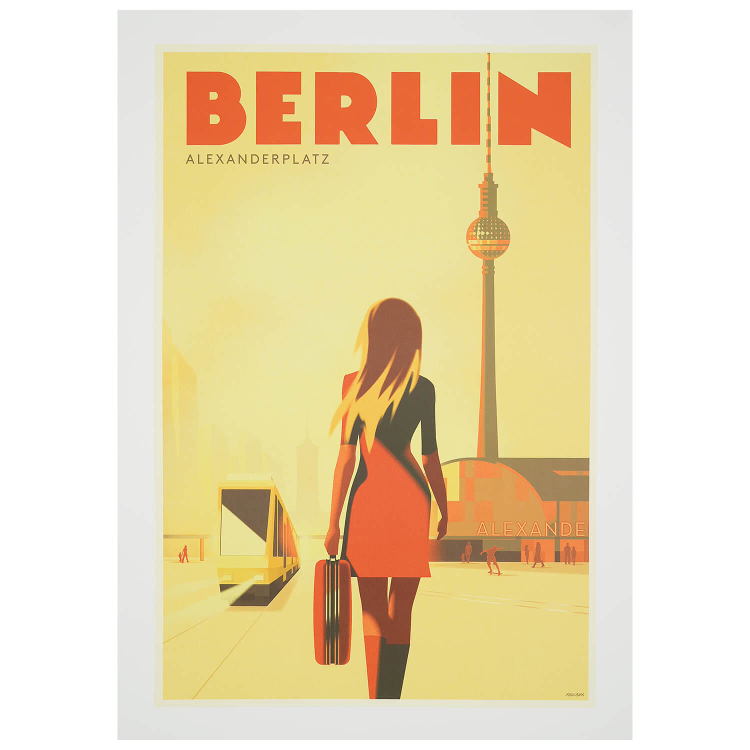 Stick No Bills® Stylische Retro-Poster 50x70cm – Stilvoller Blickfang im Vintage-Stil