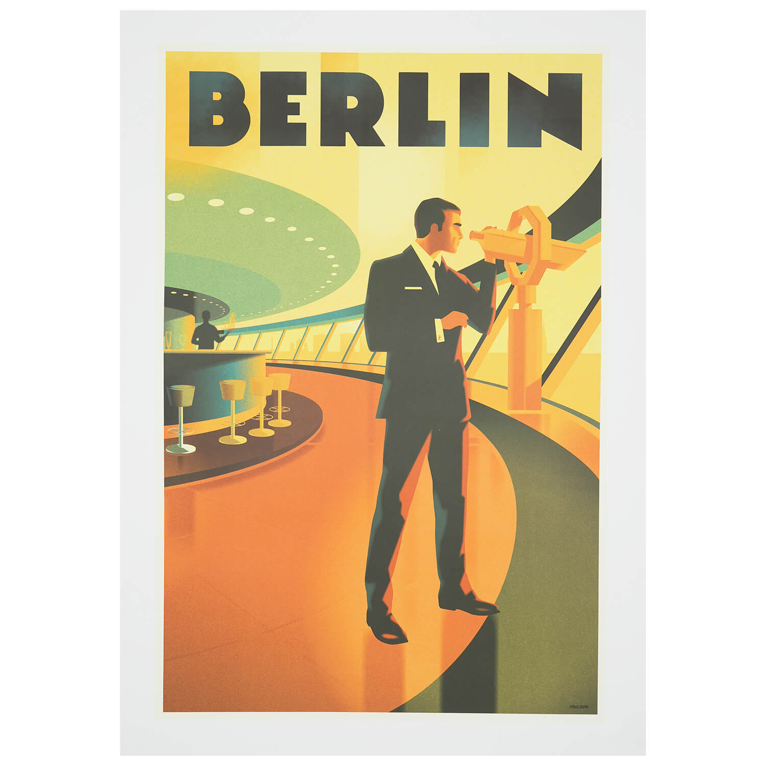 Stick No Bills® Stylische Retro-Poster 50x70cm – Stilvoller Blickfang im Vintage-Stil
