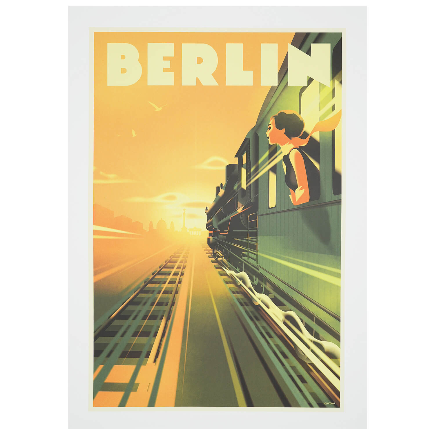 Stick No Bills® Stylische Retro-Poster 50x70cm – Stilvoller Blickfang im Vintage-Stil