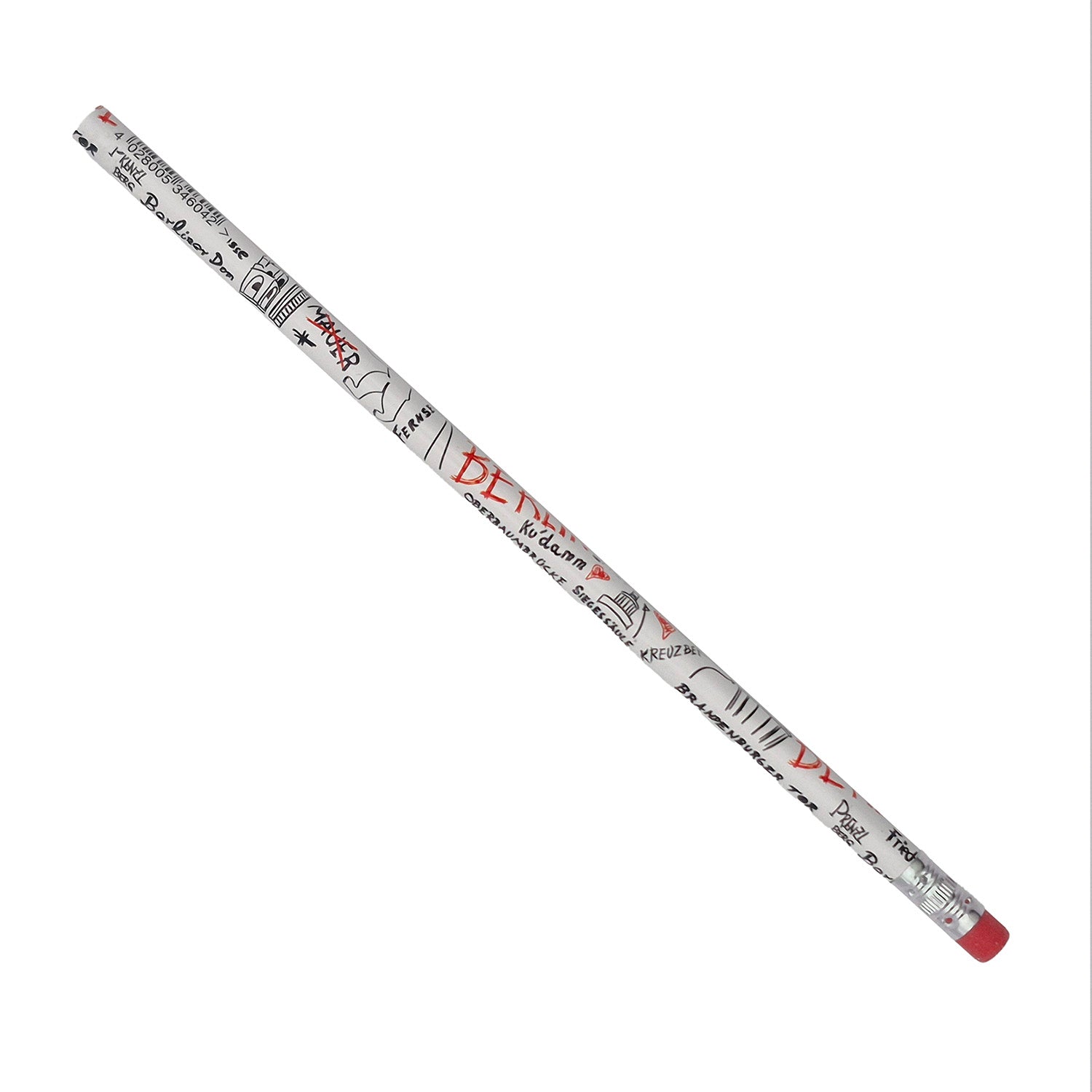 Bleistift Sketch Berlin weiß