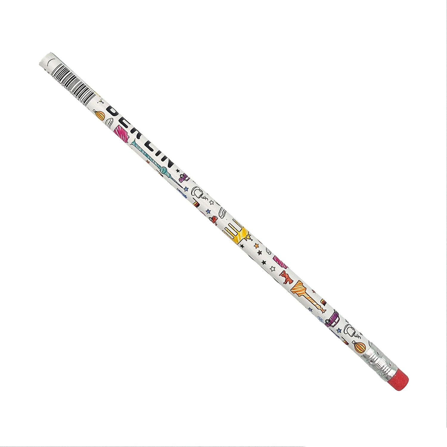 Bleistift Scribble Berlin weiß