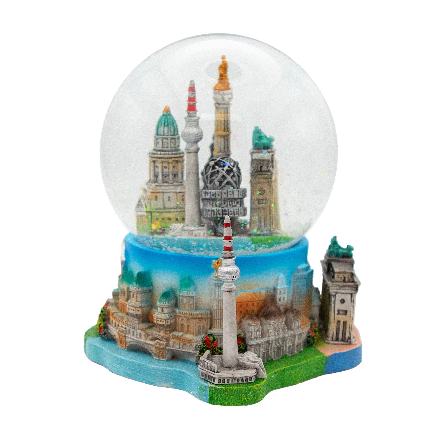 Schneekugel 10cm Berlin Premium