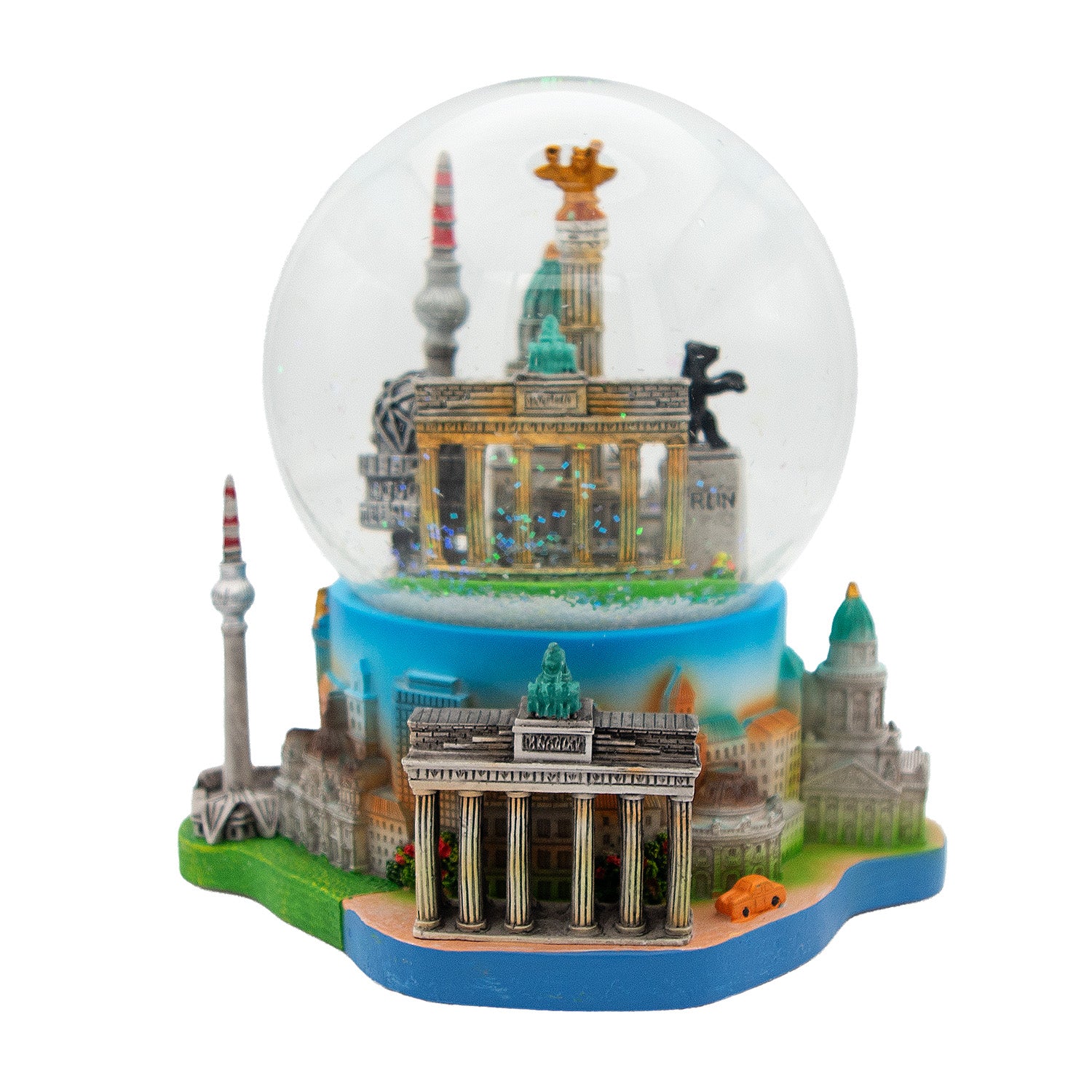 Schneekugel 10cm Berlin Premium