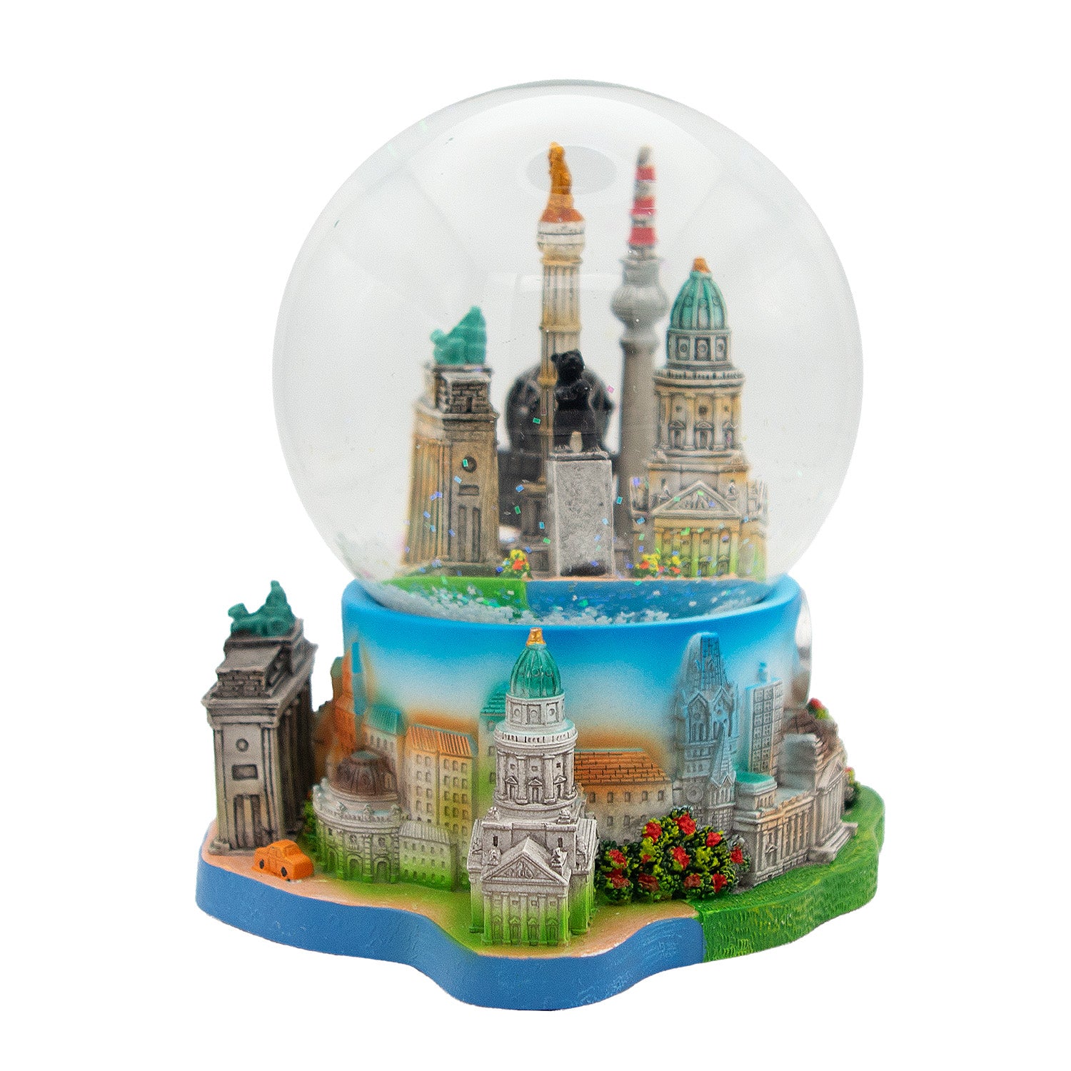 Schneekugel 10cm Berlin Premium