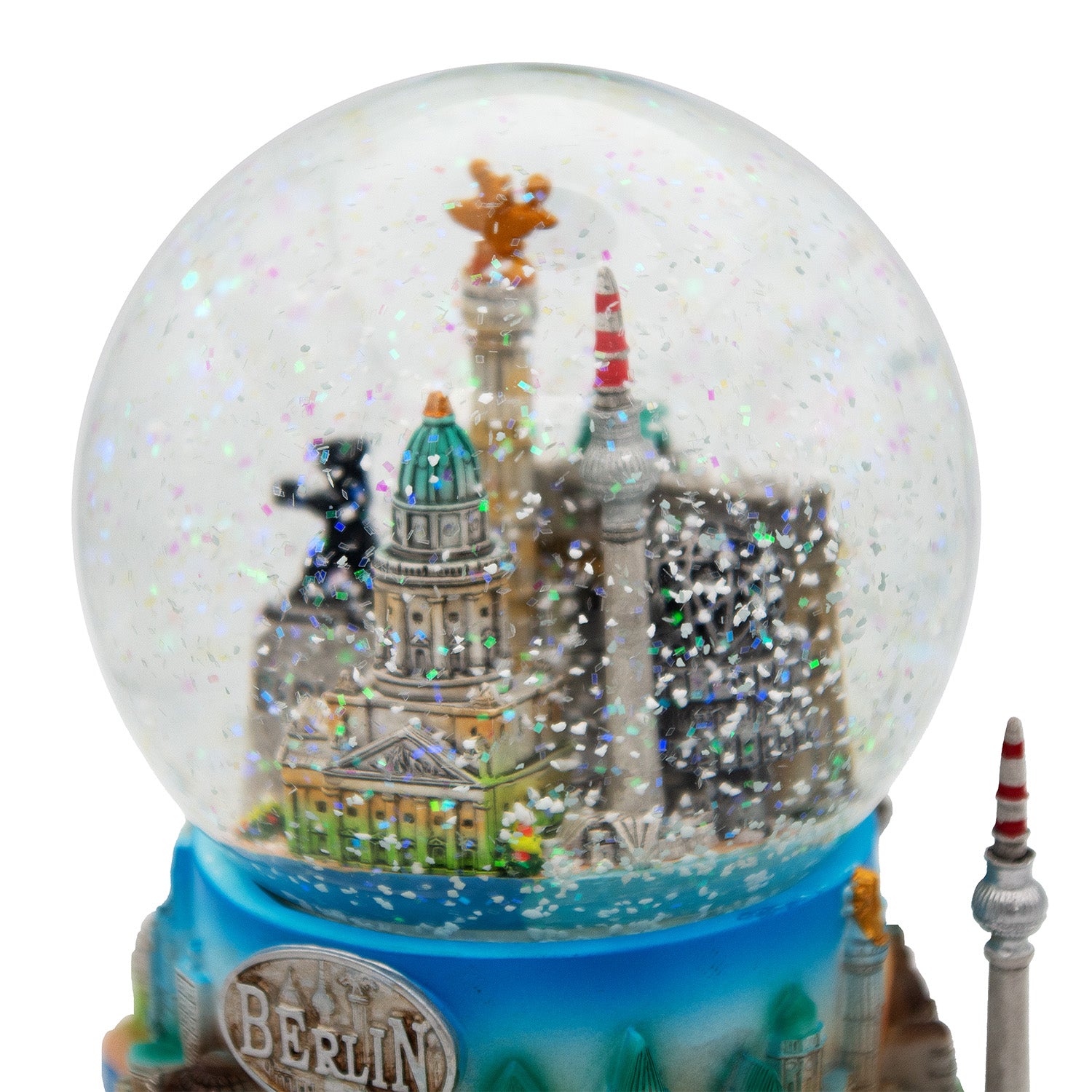 Schneekugel 10cm Berlin Premium