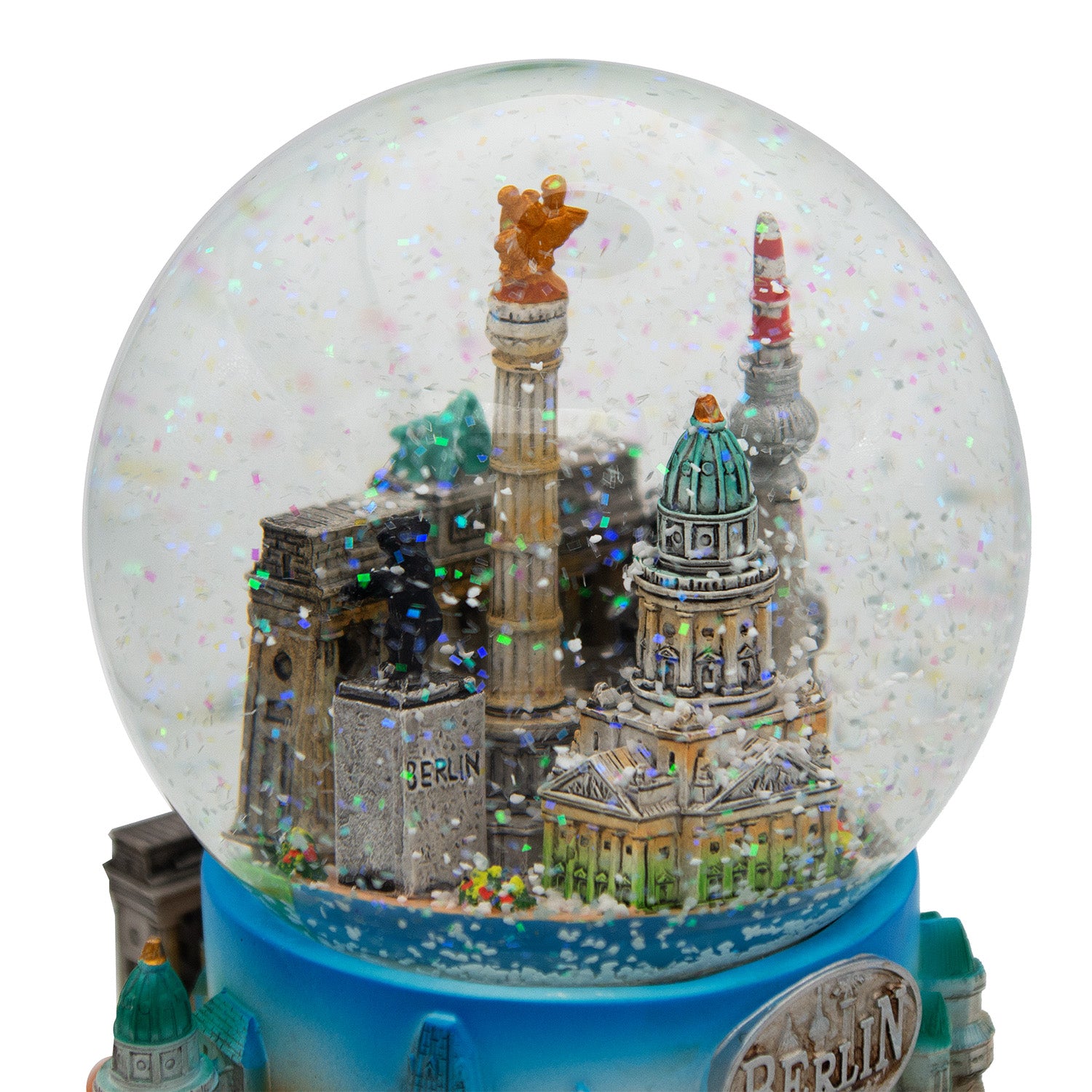 Schneekugel 10cm Berlin Premium