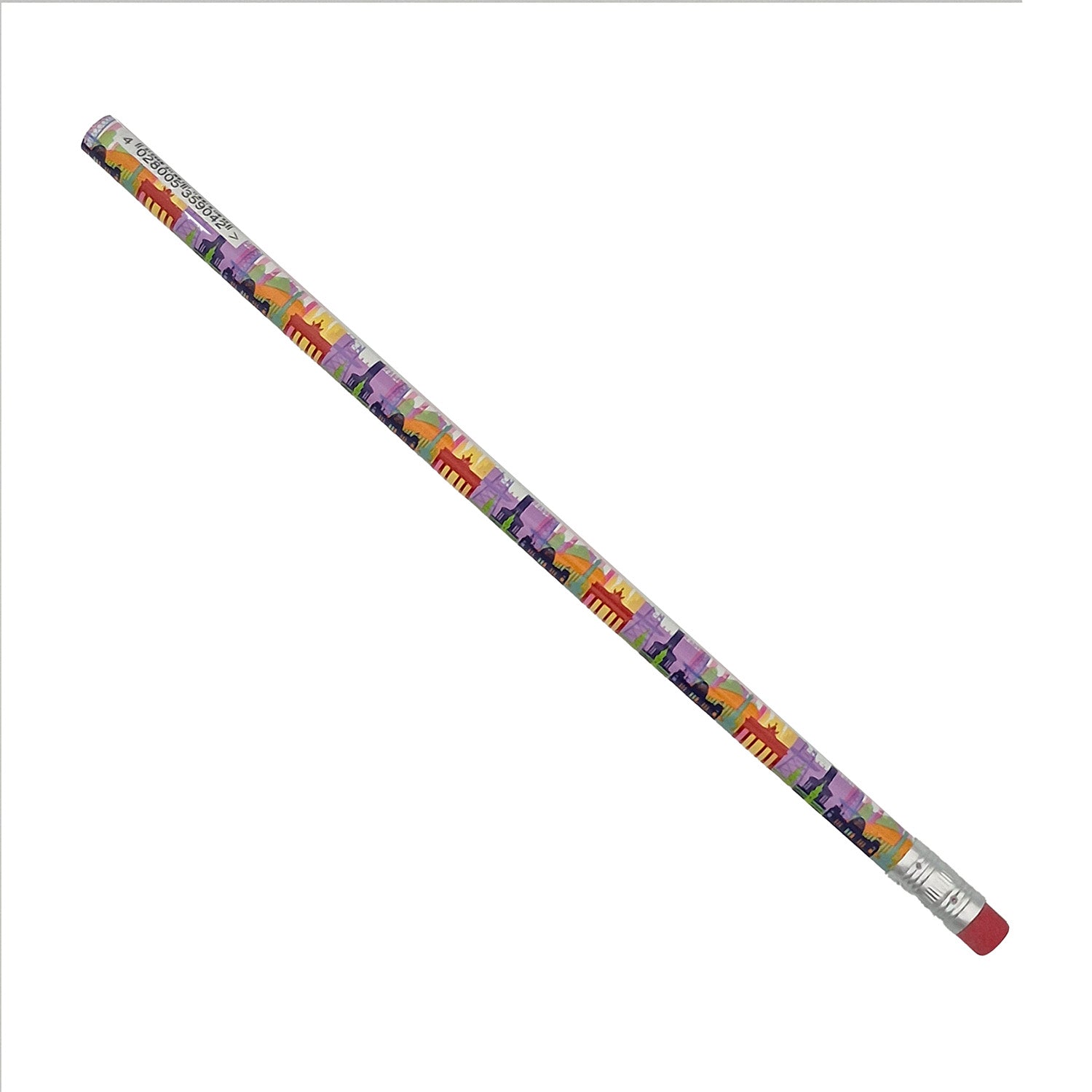 Bleistift Skyline Berlin Bunt