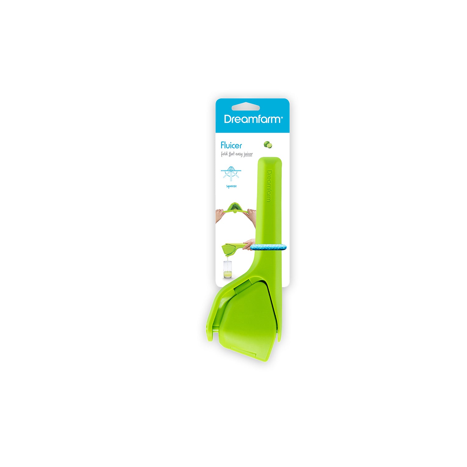 Lime press Fluicer green from Dreamfarm