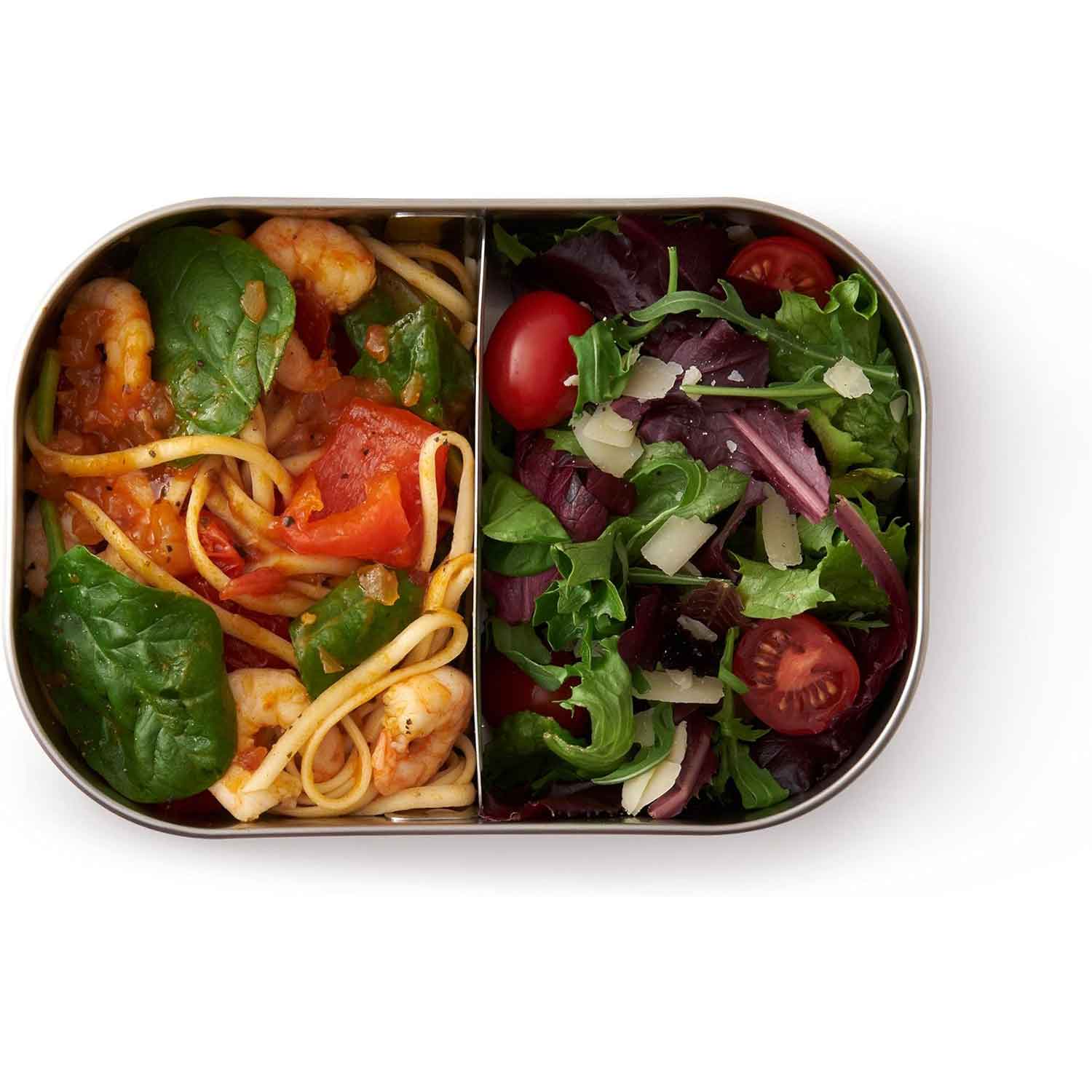 Lunchbox-Edelstahl-olive-von-Black+Blum-berlindeluxe-brotbox-nudeln-salat