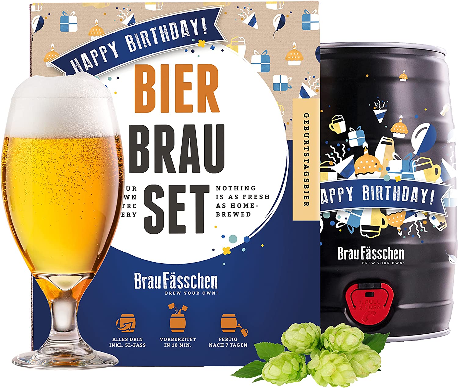 Beer Brewing Set - BIRTHDAY BEER - to brew yourself