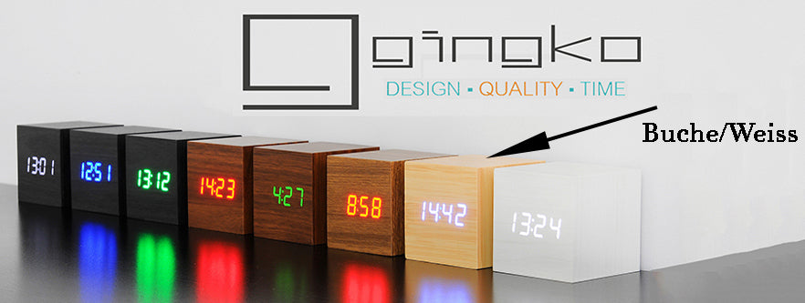 Gingko CUBE - Sound Sensor - Design alarm clock