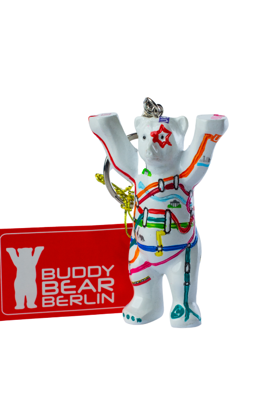 Schlüsselanhänger-Berliner-Netz-Buddy-Baer-berlindeluxe-bahnnetz-weiß-stern