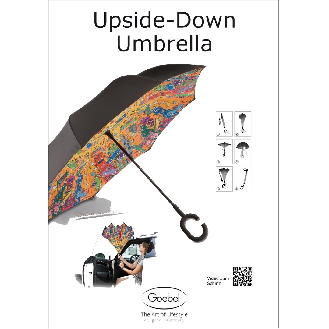 Goebel Upside-Down Schirm - Farbstudie v. Wassily Kandinsky