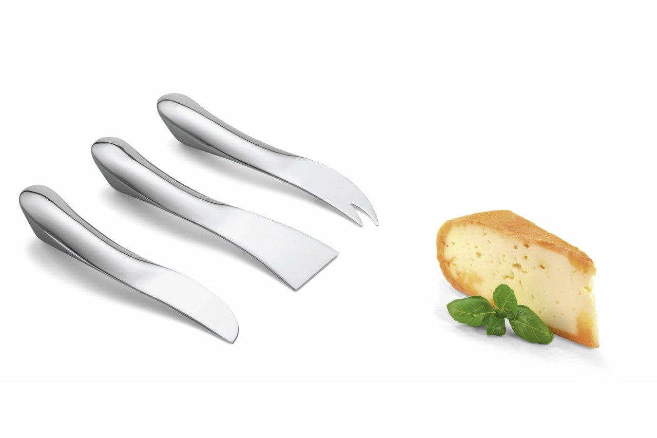 WAVE cheese knife set (3 pieces)