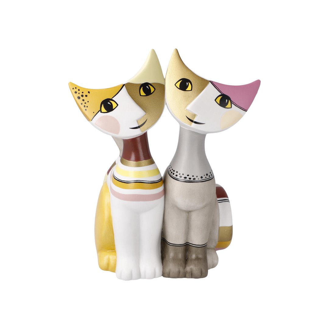 Elena e Pippa - Rosina Wachtmeister Cat Figurine
