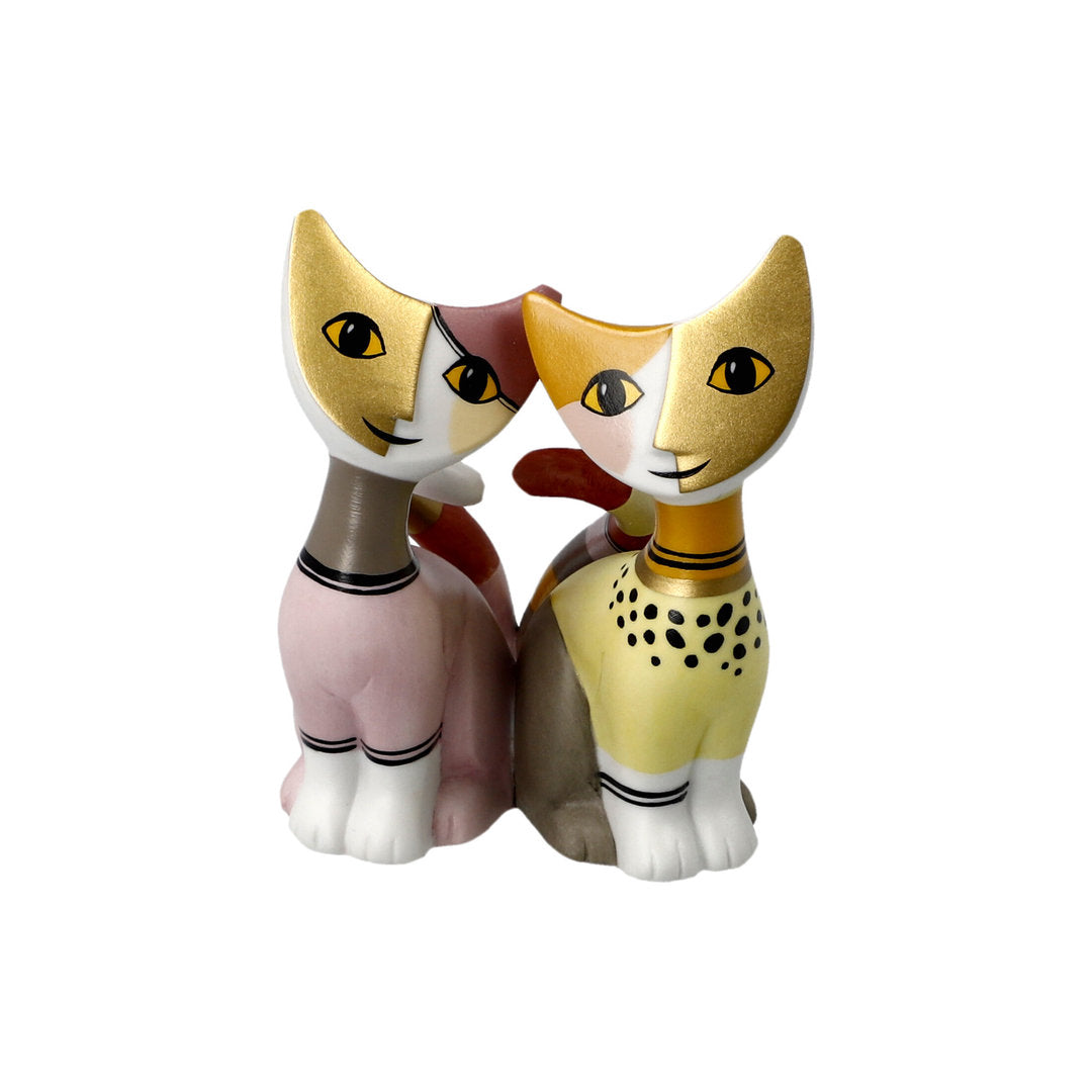 Arianna e Lio - Rosina Wachtmeister Cat Figurine
